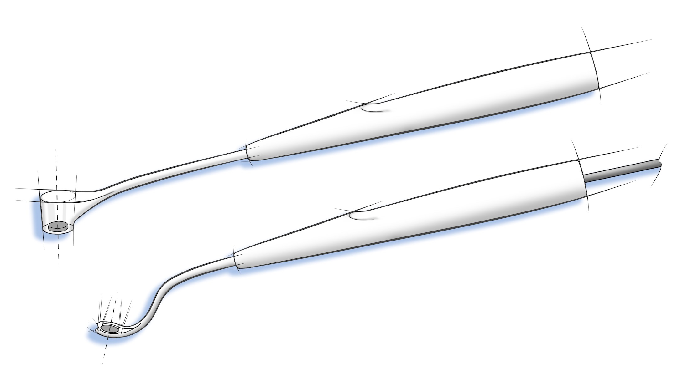 iWand A and iWand P sketches